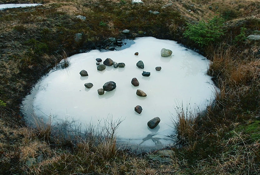 Stones on a Sheet of Ice, 2019